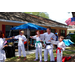 Karate demonstration with 5 people.