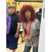  Receptionist Josephine standing wearing a grey NSBHA shirt and a red volunteer lanyard 
